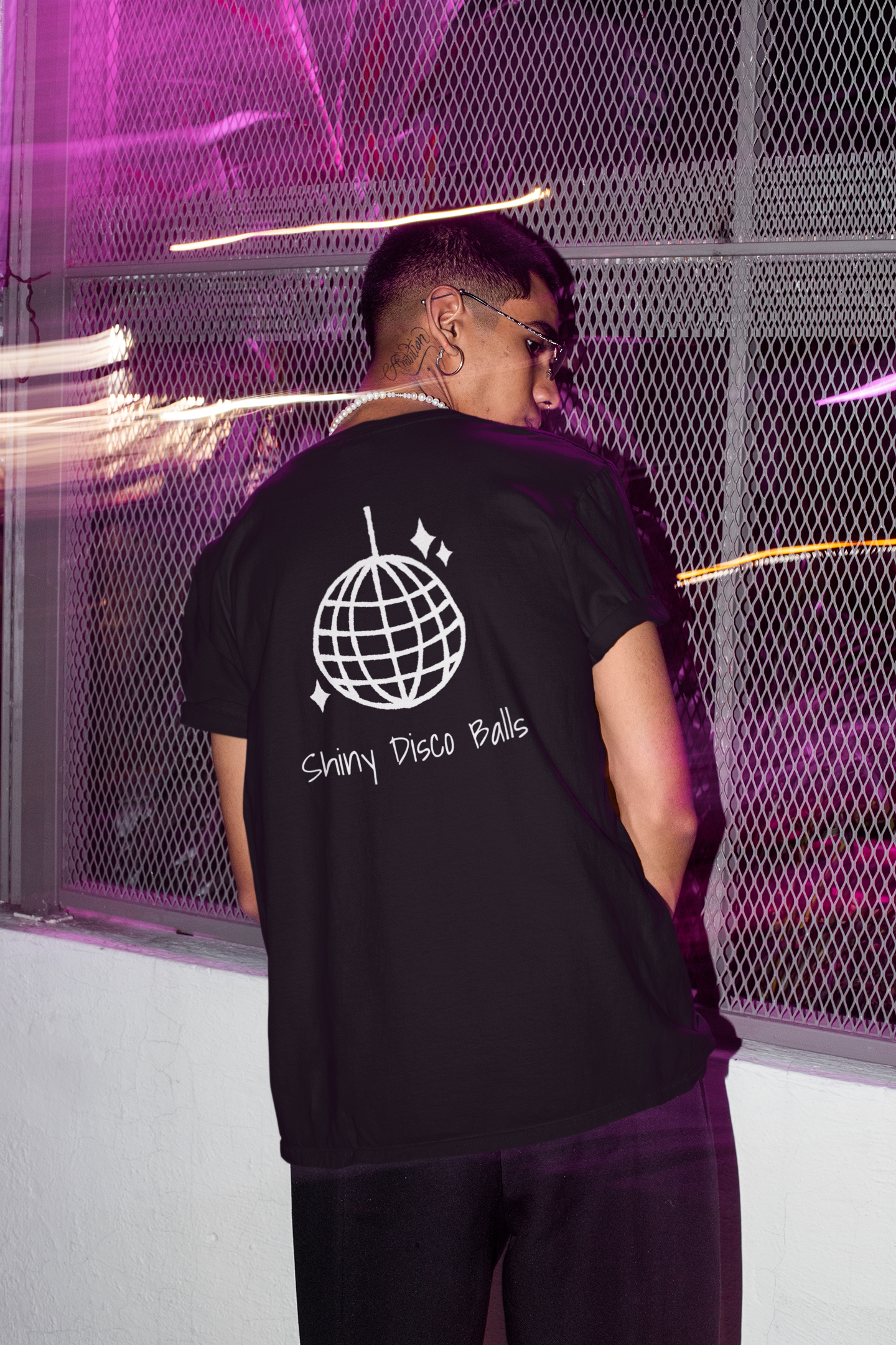 Shiny Disco Balls Backside Tee 🪩