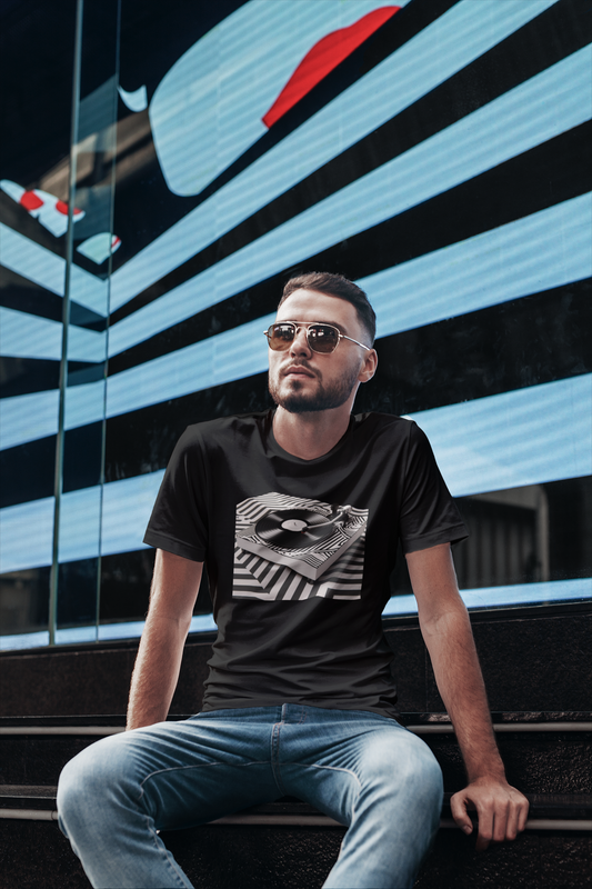 Waxon Zebra Tee shirt Black