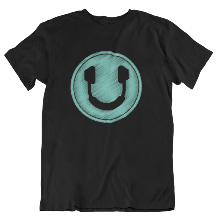 Smiling Headphones V2 Tee