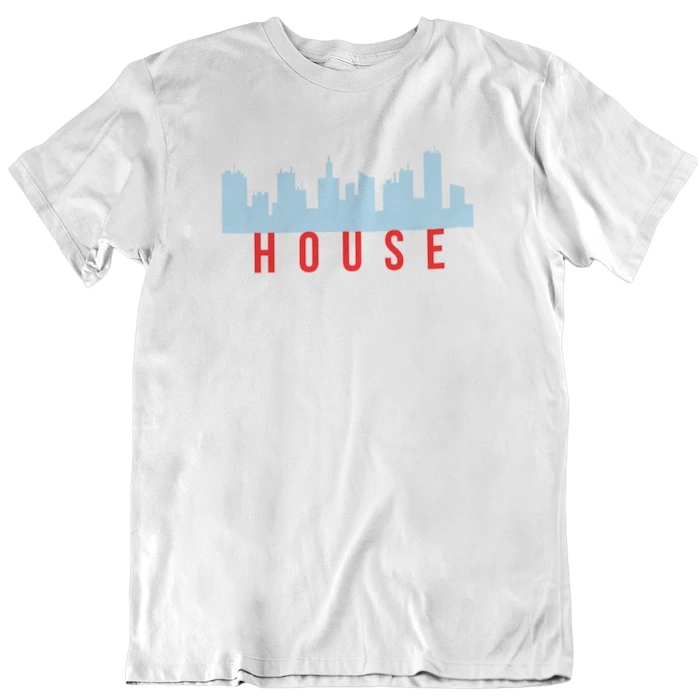 Chicago House Music Skyline Tee