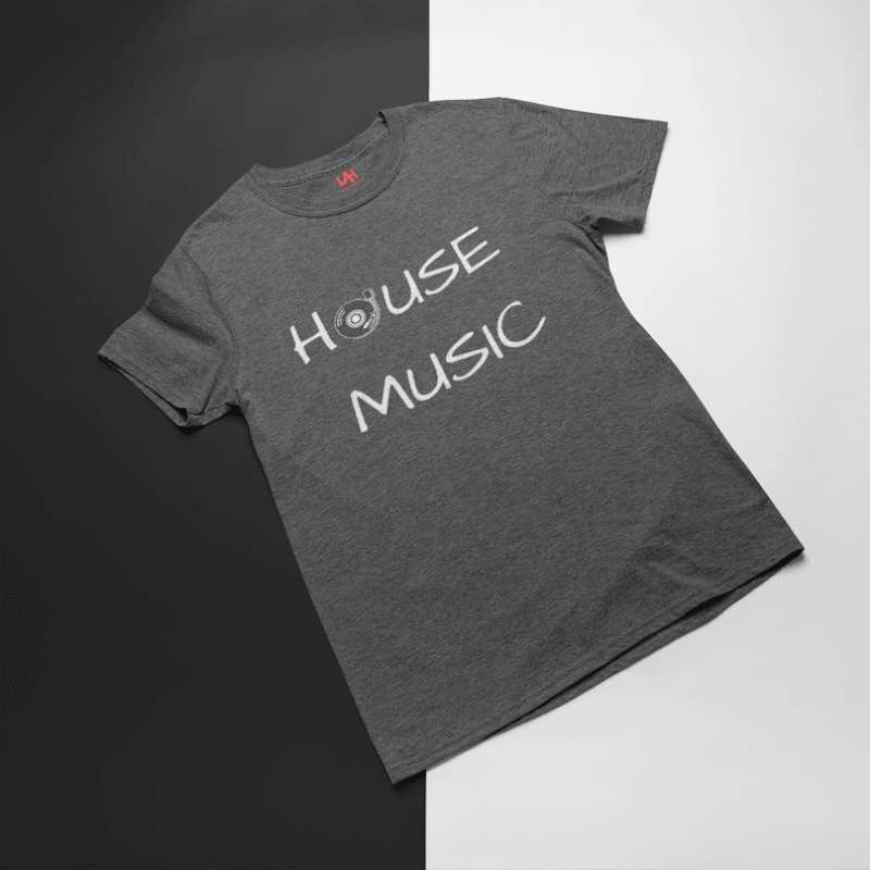 House Music Shirt Dark heather gray