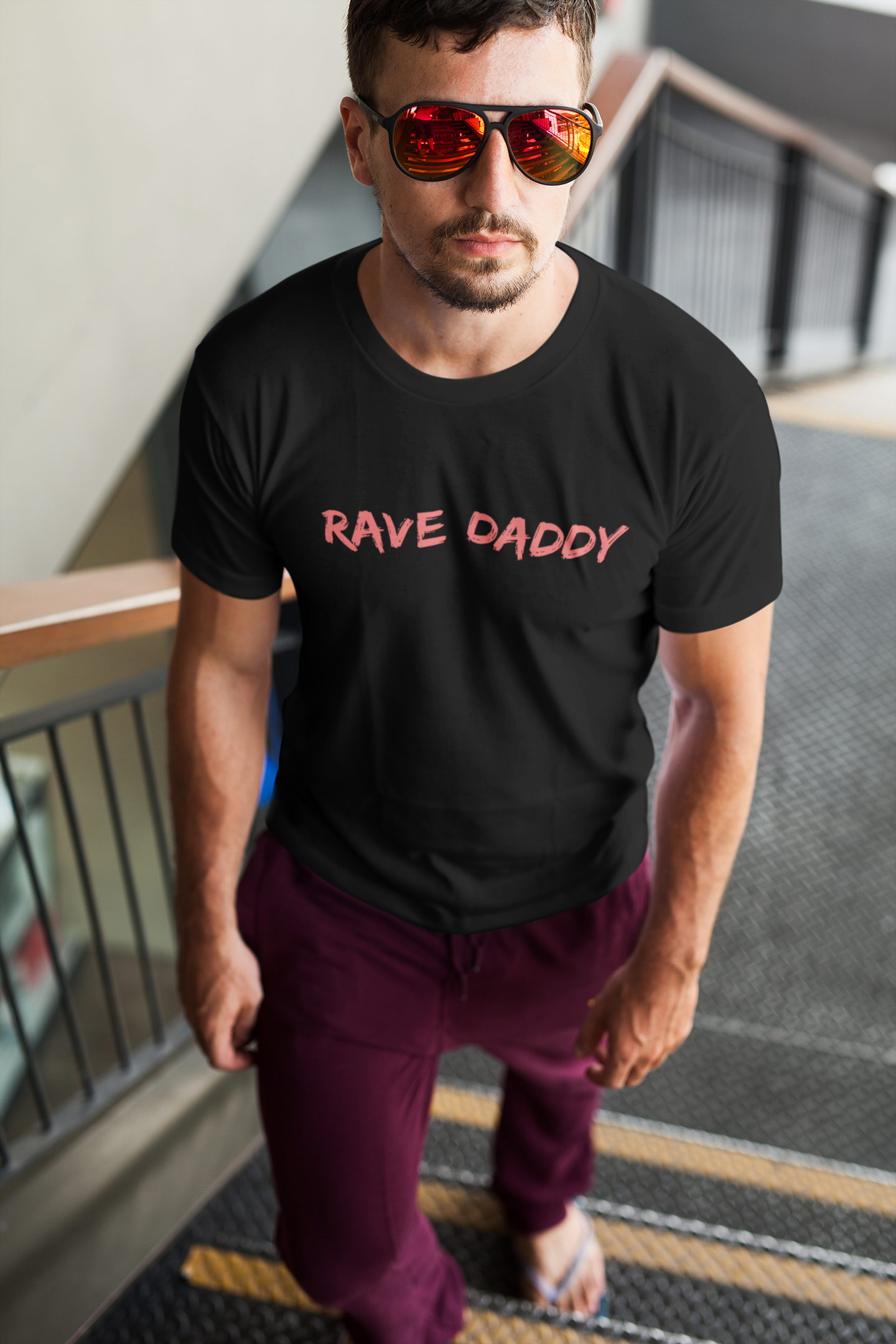 Rave Daddy Tee Shirt Black